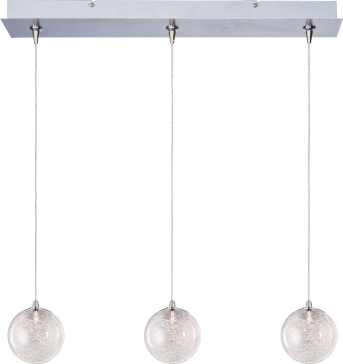 Picture of 20W Starburst 3-Light RapidJack Pendant and Canopy Threaded 12V G4 Xenon (OA HT 6"-126.25") (CAN 24.25"x4.25"x1.25")