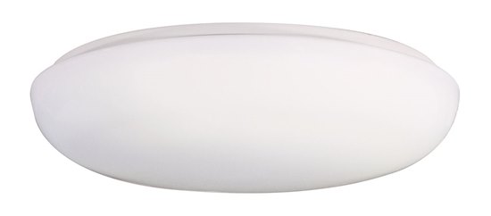 Foto para 22+32W Low Profile EE 2-Light Flush Mount WT White Acrylic 4-Pin T9 Circline Fluorescent 14"x2.5" 6-Min