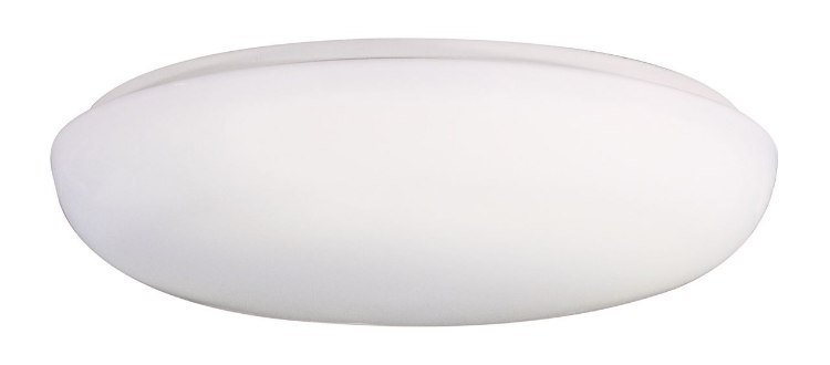 Picture of 22+32W Low Profile EE 2-Light Flush Mount WT White Acrylic 4-Pin T9 Circline Fluorescent 14"x2.5" 6-Min