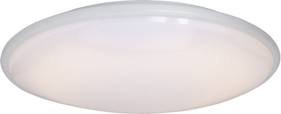 Picture of 22+32W Rim EE 2-Light Flush Mount WT White Acrylic 4-Pin T9 Circline Fluorescent 5-Min