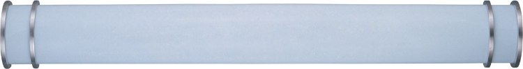 Foto para 25W Linear EE 2-Light Vanity SN White Acrylic Med Bi Pin T8 Fluorescent 4-Min