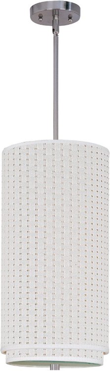 Picture of 26W Elements 1-Light Pendant with Stem SN Vinyl GU24 Fluorescent (OA HT 32"-72")
