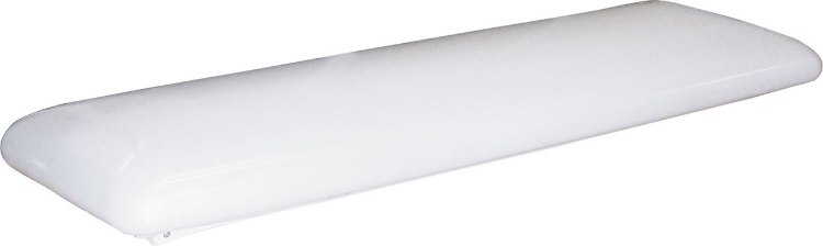 Foto para 32W Cloud EE 4-Light Flush Mount WT White Acrylic Med Bi Pin T8 Fluorescent 