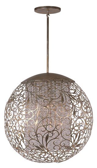 Foto para 40W Arabesque 13-Light Pendant GS Beveled Crystal G9 Xenon (OA HT 74")