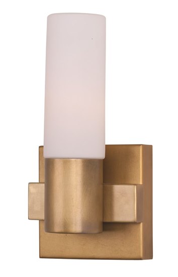 Picture of 40W Contessa 1-Light Wall Sconce NAB Satin White CA Incandescent 