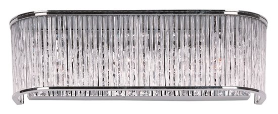 Picture of 40W Swizzle 3-Light Bath Vanity PC Clear Glass G9 Xenon 