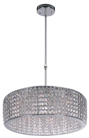 Picture of 40W Vision 12-Light Pendant PC Beveled Crystal G9 Xenon (OA HT 50.5")