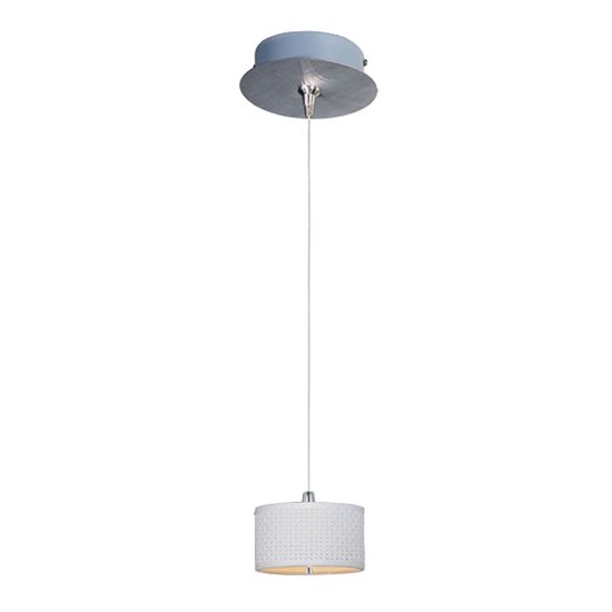 Foto para 50W Elements 1-Light RapidJack Pendant and Canopy SN Vinyl 12V GY6.35 T4 Xenon (OA HT 16"-125") (CAN 5.75"x1.25")