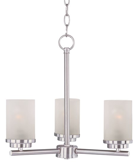 Foto para 60W Corona 3-Light Chandelier SN Frosted MB 