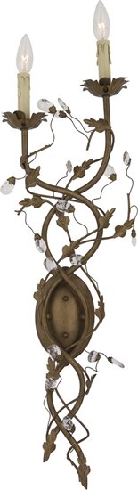 Picture of 60W Elegante 2-Light Wall Sconce EG CA Incandescent 11"x34" 