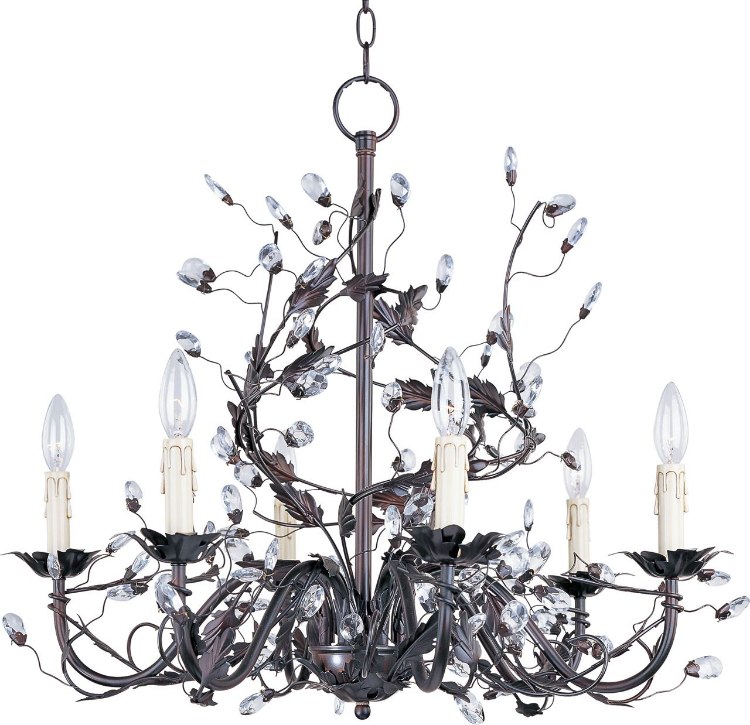 Picture of 60W Elegante 6-Light Chandelier OI CA Incandescent 36" Chain