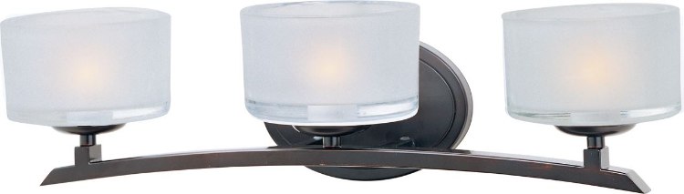 Picture of 60W Elle 3-Light Bath Vanity OI Frosted Glass G9 Frost Xenon 