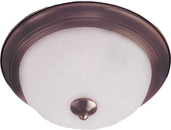 Picture of 60W Essentials - 583x-Flush Mount OI 3-lights Frosted Glass MB Incandescent 