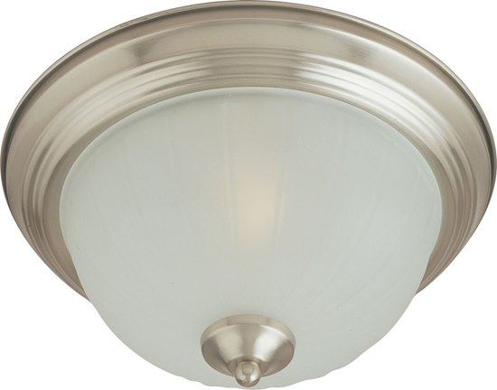 Picture of 60W Essentials - 583x-Flush Mount SN 2-lights Frosted Glass MB Incandescent 