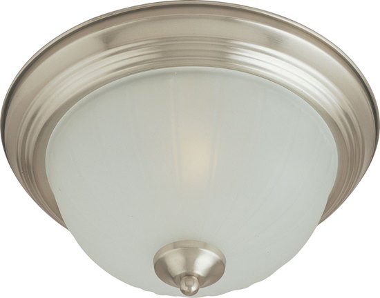 Foto para 60W Essentials - 583x-Flush Mount SN Frosted Glass MB Incandescent 