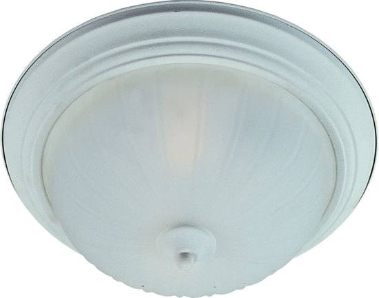 Picture of 60W Essentials - 583x-Flush Mount TW 2-lights Frosted Glass MB Incandescent 