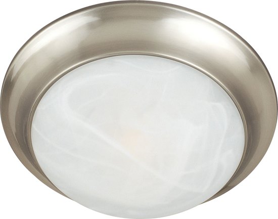 Picture of 60W Essentials - 5850-Flush Mount SN 3-lights Marble Glass MB Incandescent 