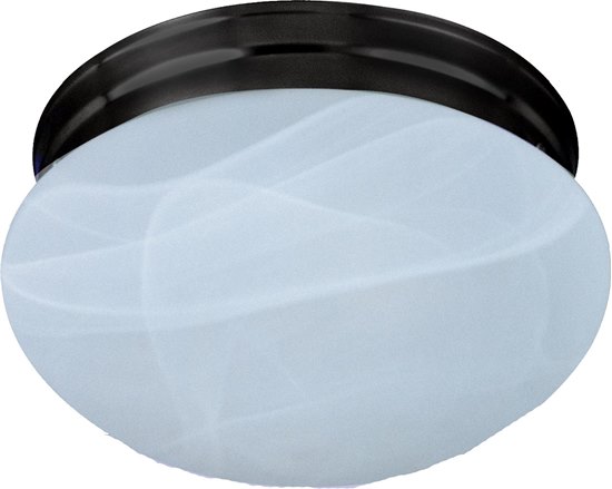 Foto para 60W Essentials - 588x-Flush Mount OI Marble Glass MB Incandescent 8-Min