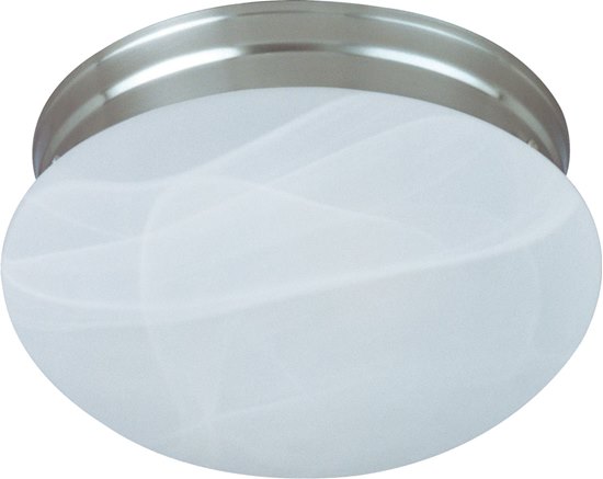 Picture of 60W Essentials - 588x-Flush Mount SN 2-lights Marble Glass MB Incandescent 8-Min