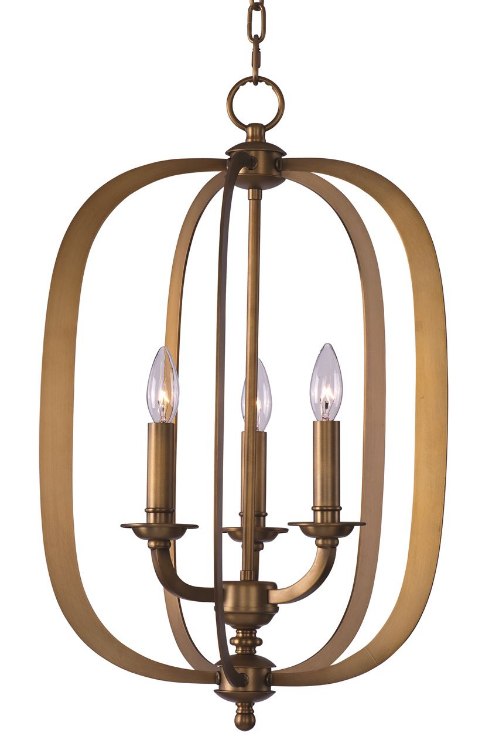 Foto para 60W Fairmont 3-Light Pendant NAB CA Incandescent 36" Chain