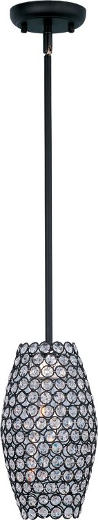 Picture of 60W Glimmer 3-Light Pendant BZ Beveled Crystal Glass G9 Xenon (OA HT 52")