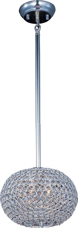 Picture of 60W Glimmer 3-Light Pendant PS Beveled Crystal Glass G9 Xenon (OA HT 49")