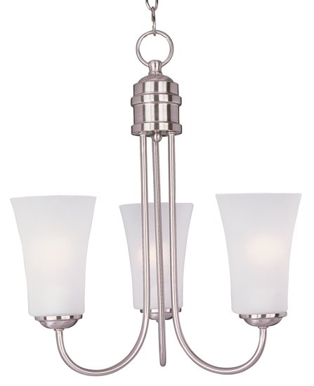 Foto para 60W Logan 3-Light Chandelier SN Frosted MB 