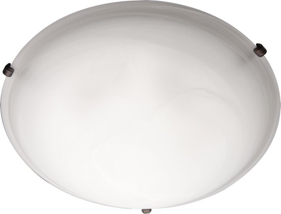 Picture of 60W Malaga 3-Light Flush Mount OI Marble Glass MB Incandescent 