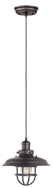 Picture of 60W Mini Hi-Bay 1-Light Pendant BZ MB (OA HT 70")