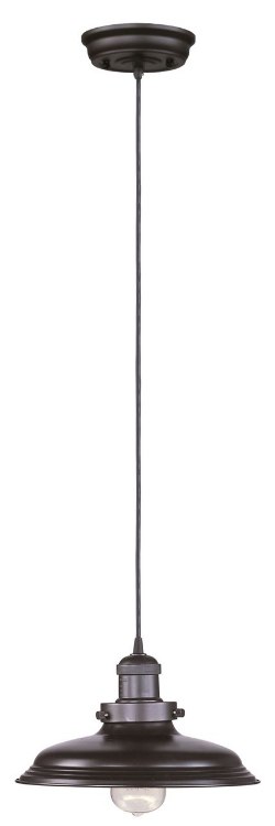 Picture of 60W Mini Hi-Bay 1-Light Pendant BZ Metal MB Incandescent 11"x6.75" (OA HT 65.75")