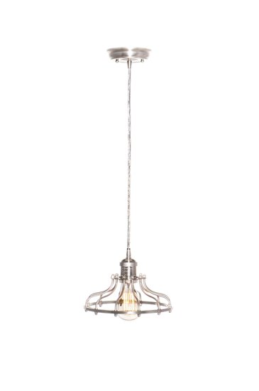 Foto para 60W Mini Hi-Bay 1-Light Pendant PN Metal MB Incandescent 10"x6.75" (OA HT 65.75")