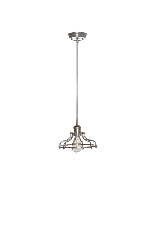 Picture of 60W Mini Hi-Bay 1-Light Pendant W/Bulb PN Metal MB Incandescent 10"x5.75" (OA HT 50")