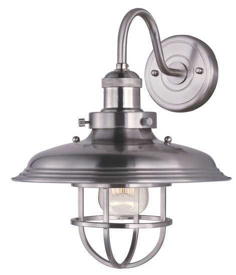 Picture of 60W Mini Hi-Bay 1-Light Wall Sconce SN MB 11"x13.25" 