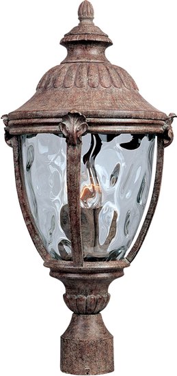 Foto para 60W Morrow Bay VX 3-LT Outdoor Pole/Post Lantern ET Water Glass Glass CA Incandescent 