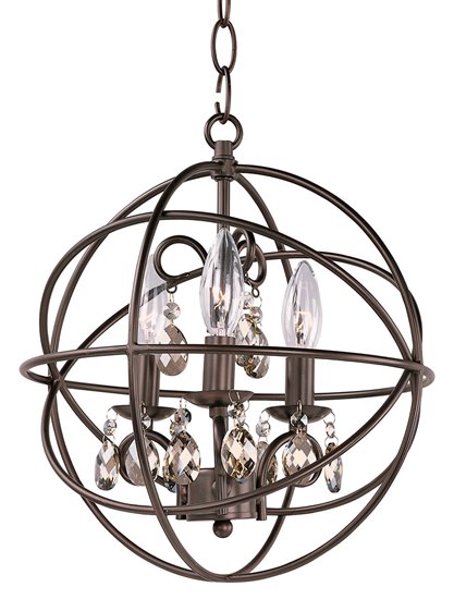 Picture of 60W Orbit 3-Light Pendant OI CA Incandescent 36" Chain