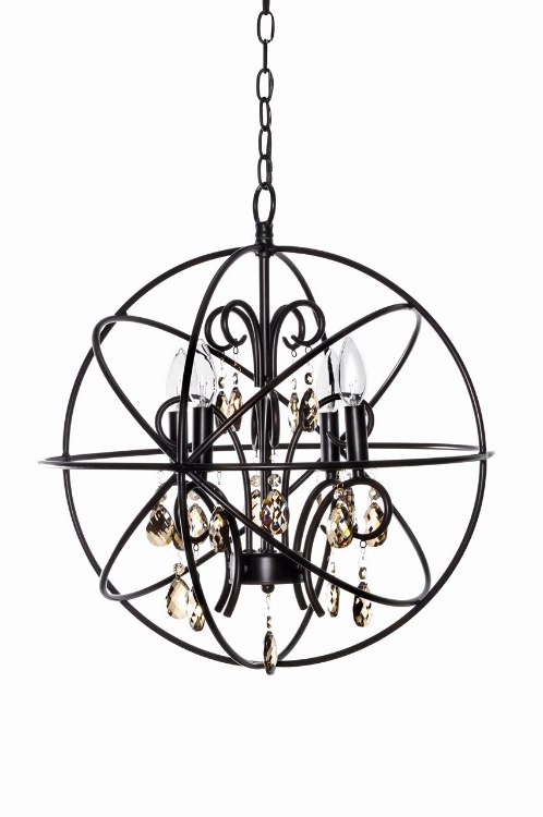 Foto para 60W Orbit 4-Light Pendant OI CA Incandescent 36" Chain