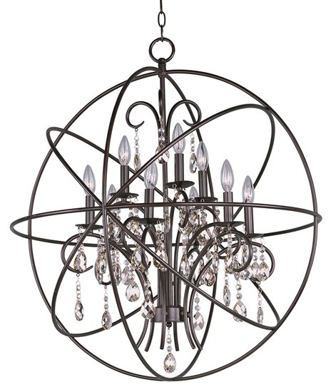 Picture of 60W Orbit 9-Light Pendant OI CA Incandescent 