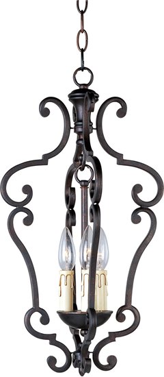 Picture of 60W Richmond 3-Light Entry Foyer Pendant CU CA Incandescent 36" Chain