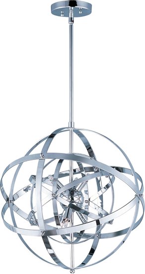 Picture of 60W Sputnik 6-Light Pendant PC G9 Xenon (OA HT 64")