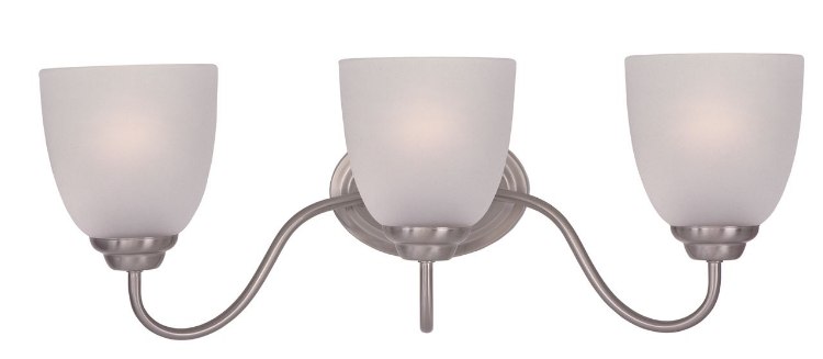 Foto para 60W Stefan 3-Light Bath Vanity SN Frosted MB 
