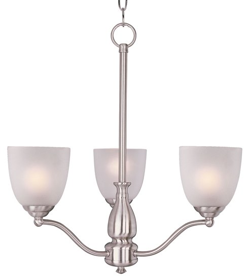 Picture of 60W Stefan 3-Light Chandelier SN Frosted MB 