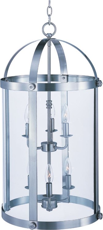 Foto para 60W Tara 6-Light Pendant SN Clear Glass CA Incandescent 