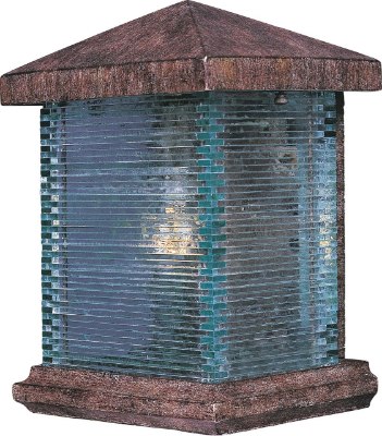 Mostrar detalles para 60W Triumph VX 1-Light Outdoor Wall Lantern ET Clear Glass MB Incandescent 7"x10"  Imagen de 60W Triumph VX 1-Light Outdoor Wall Lantern ET Clear Glass MB Incandescent 7"x10"