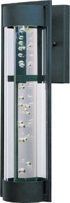 Mostrar detalles para 7.5W New Age LED Outdoor Wall Lantern TE Clear Glass 8.25"x22.25"  Imagen de 7.5W New Age LED Outdoor Wall Lantern TE Clear Glass 8.25"x22.25"