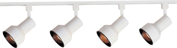 Picture of 75W 3-Light Track Kit WT MB R30 Incandescent 48"x10" 6-Min