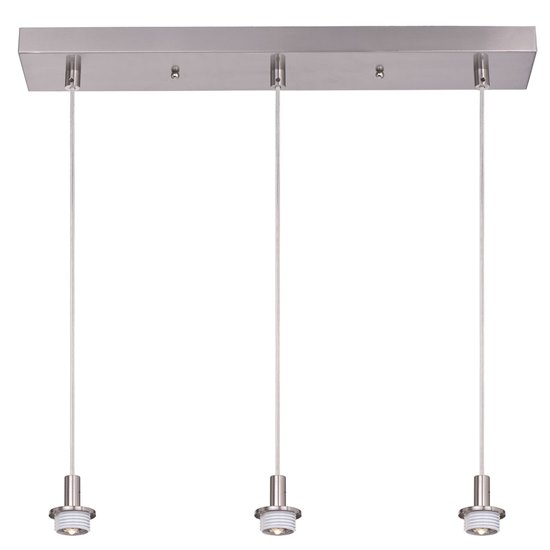 Foto para 8W Carte LED 3-Light Pendant SN (OA HT 24"-60")