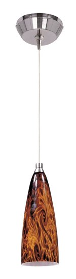 Picture of Amber Lava 1-Light RapidJack Pendant and Canopy SN 