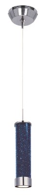 Mostrar detalles para Chroma 1-Light LED RapidJack Pendant and Canopy PC Sky Blue  Imagen de Chroma 1-Light LED RapidJack Pendant and Canopy PC Sky Blue