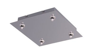 Mostrar detalles para LED RapidJack 4-Light Canopy PC 10.75"x2.5"  Imagen de LED RapidJack 4-Light Canopy PC 10.75"x2.5"