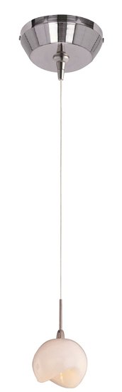 Picture of Opal White 1-Light RapidJack Pendant and Canopy SN 